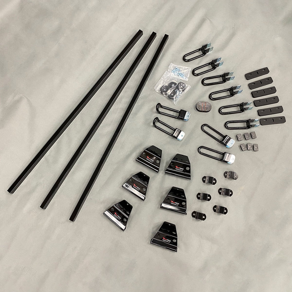 Vantech Heavy Duty 3 Bar Ladder Roof Rack Fits: Ford Transit Cargo Van High Roof
