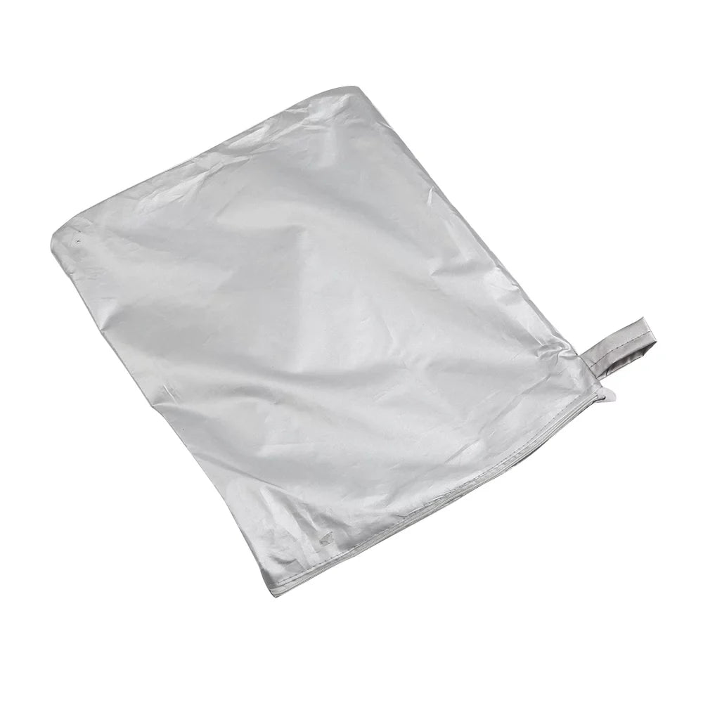 Boat Cover Yacht Protection Fluid Heavy Duty Silver Reflective 300D Oxford Fabric Anti-smashing Long-lasting and Tear Proof Fits V-HULL TRI-HULL Runabouts and Bass Boats 11-13FT
