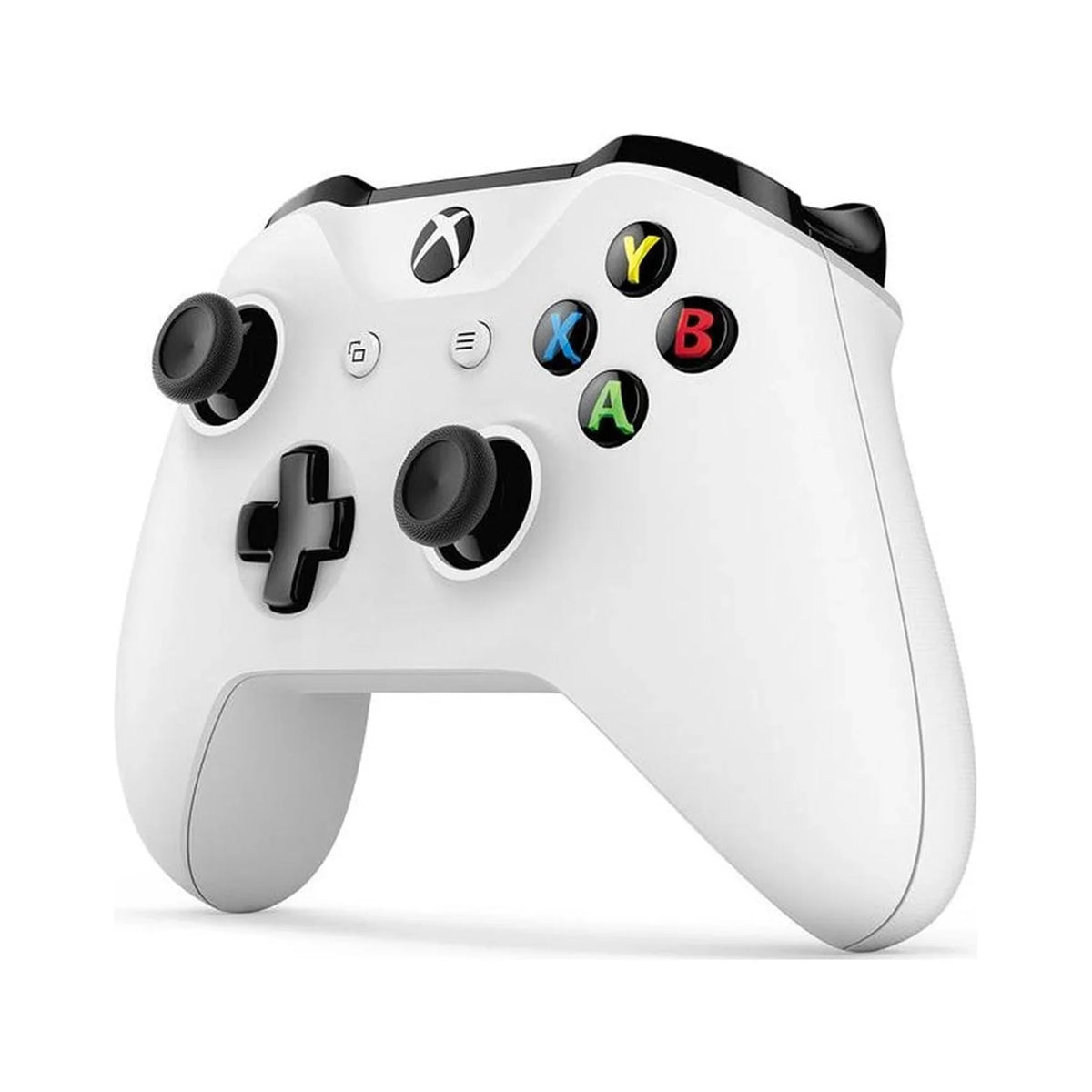 Pre-Owned Xbox One S 1TB with 2 Controller, 4K Ultra HD White with BOLT AXTION Cleaning Kit Headset Bundle (Refurbished: Like New)