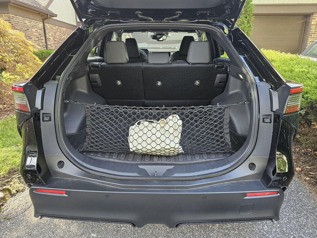 EACCESSORIES EA(2 Qty)Trunk Organizer Cargo Nets for TOYOTA bZ4X 2023-2024 – Envelope Style Cargo Nets for SUV – Premium Mesh Car Trunk Organizer Vehicle Carrier Storage – Compatible with TOYOTA bZ4X