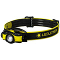 LEDLENSER IH5R High Power LED Headlamp, 400 Lumens, Lightweight, Rechargeable or AA Alkaline Batteries
