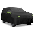 Unique Bargains Fluid Car Cover for Toyota 4Runner 2002-2023 Outdoor Full Car Cover Protection with Zipper Black