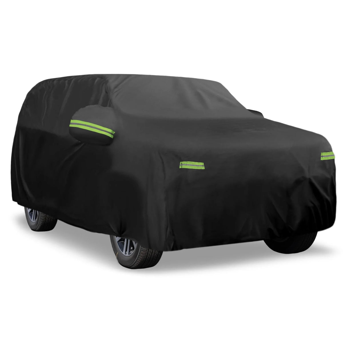 Unique Bargains Fluid Car Cover for Toyota 4Runner 2002-2023 Outdoor Full Car Cover Protection with Zipper Black