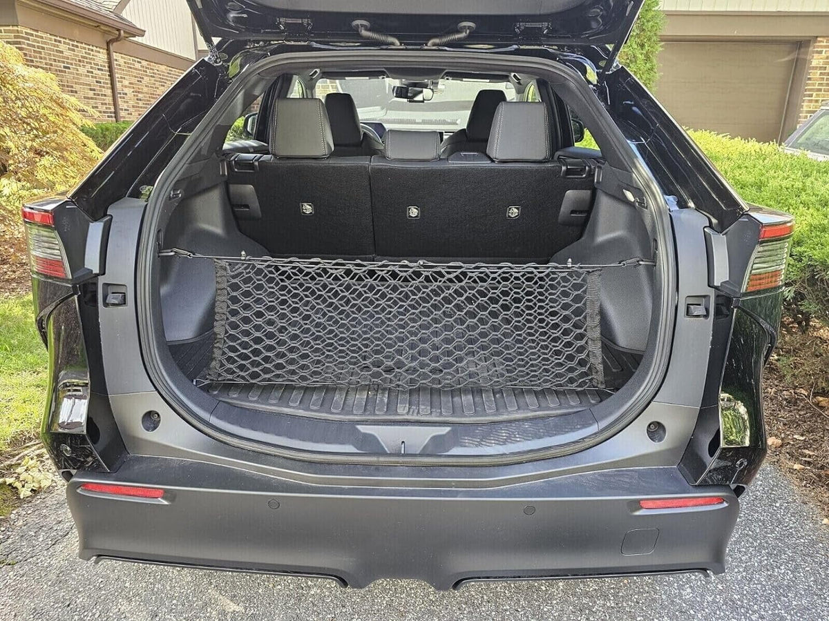 EACCESSORIES EA(2 Qty)Trunk Organizer Cargo Nets for TOYOTA bZ4X 2023-2024 – Envelope Style Cargo Nets for SUV – Premium Mesh Car Trunk Organizer Vehicle Carrier Storage – Compatible with TOYOTA bZ4X