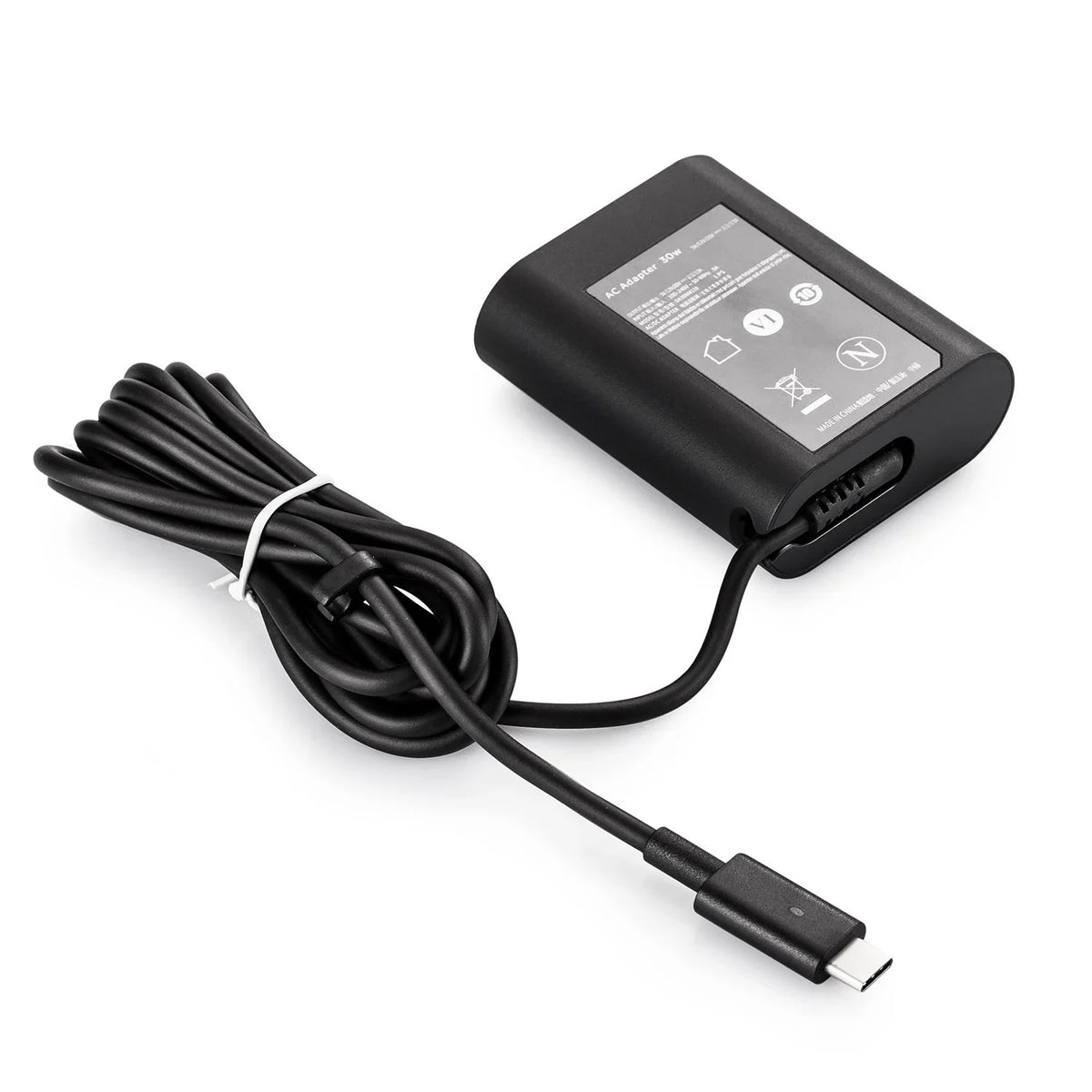 EBK 30W Replacement AC Power Adapter Charger for XPS13 9365 XPS12 9250 Latitude 7350 7275 5175 5179 ( USB Type-C Connector )