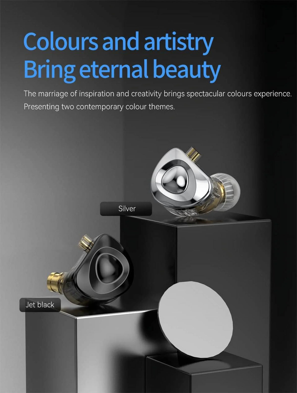 Kinboofi TRN MT4 in Ear Monitor Headphone, 10mm Dual Magnet Dyna Drive Earphone with 4-core Silver-Plated Alloy