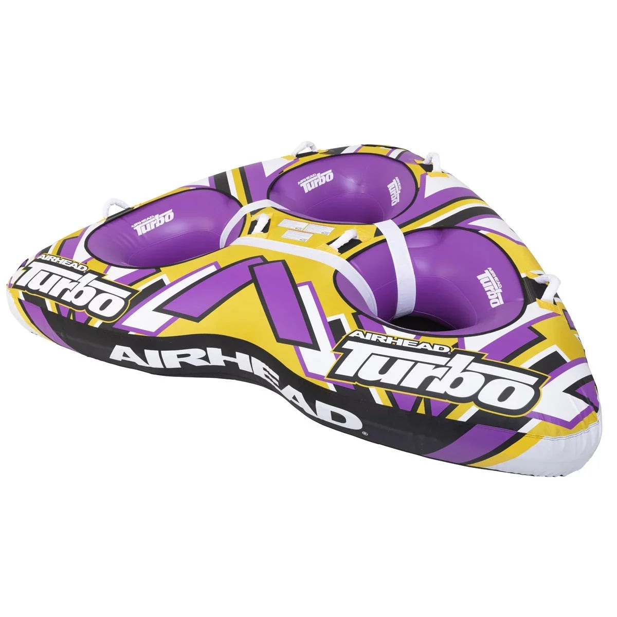 Airhead Turbo Blast 3 Person 81" x 107" Inflatable Boat Towable Fluid Inner Tube