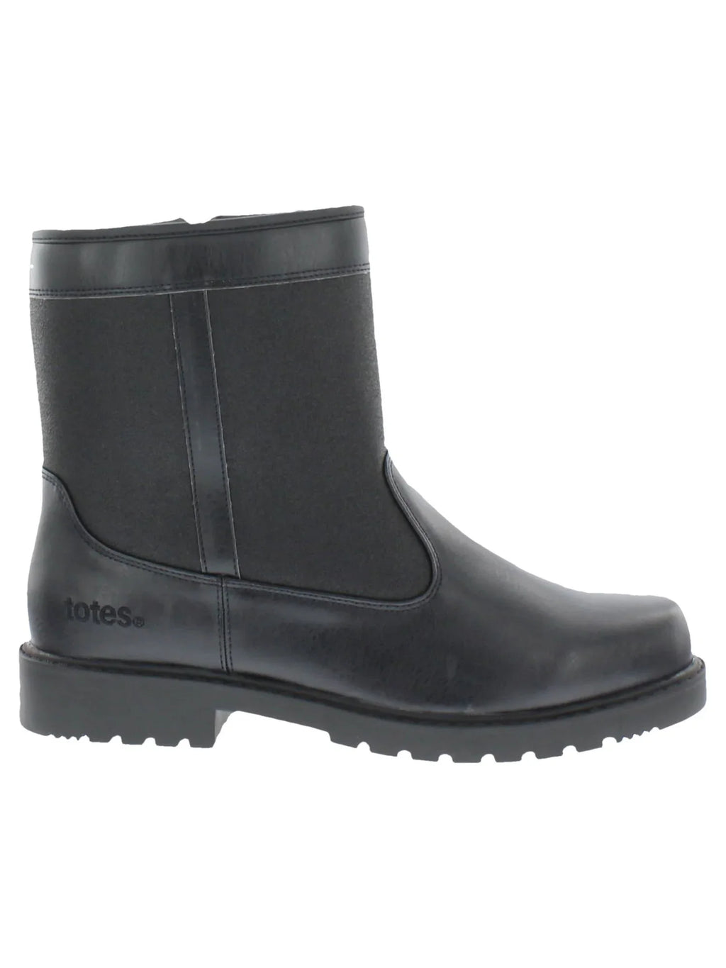Totes Men's Stadium Fluid Faux Fur Lined Snow Boot - Wide Width Available