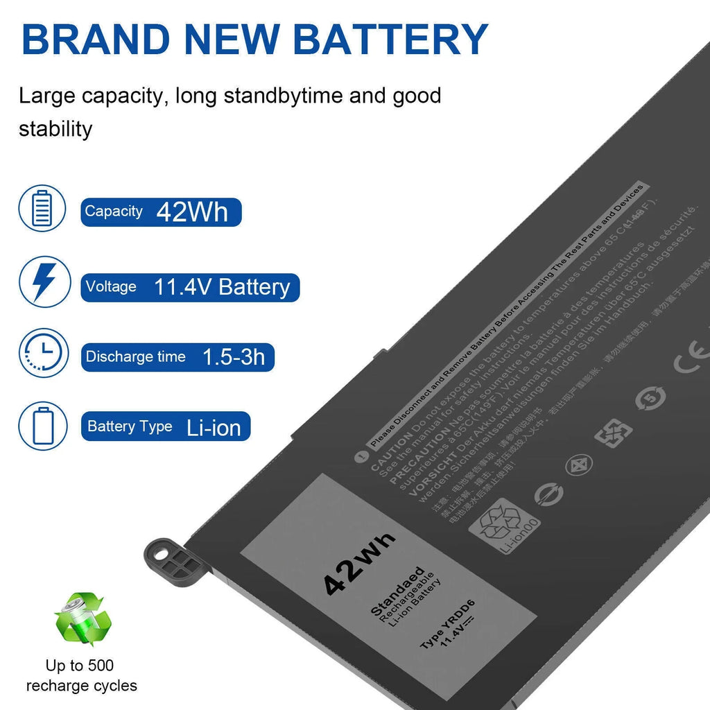 YRDD6 Battery for Vostro 3491 5481 5581,Vostro 5490 5590