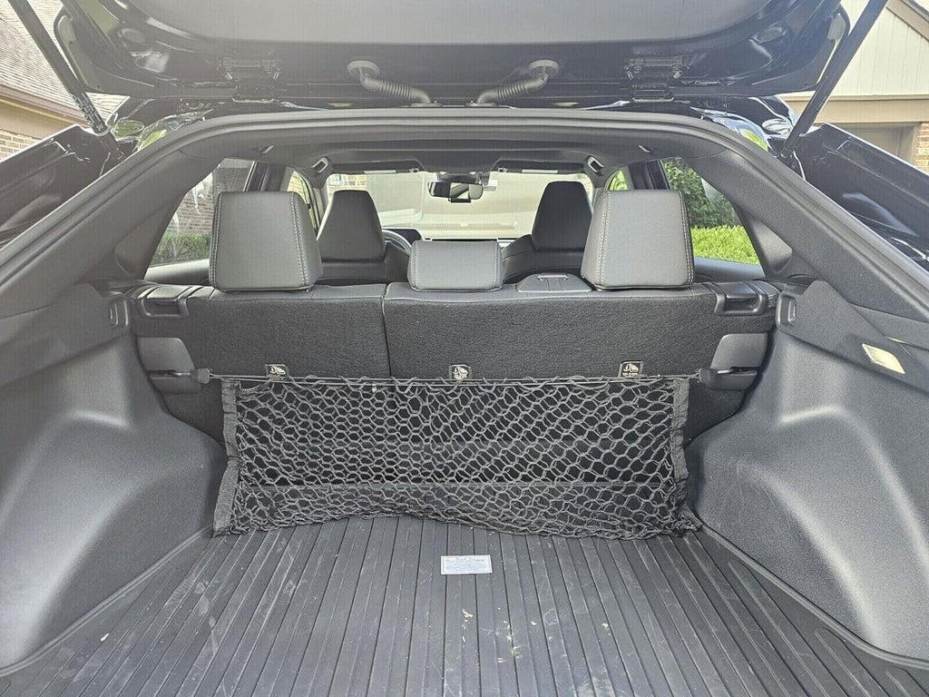EACCESSORIES EA(2 Qty)Trunk Organizer Cargo Nets for TOYOTA bZ4X 2023-2024 – Envelope Style Cargo Nets for SUV – Premium Mesh Car Trunk Organizer Vehicle Carrier Storage – Compatible with TOYOTA bZ4X