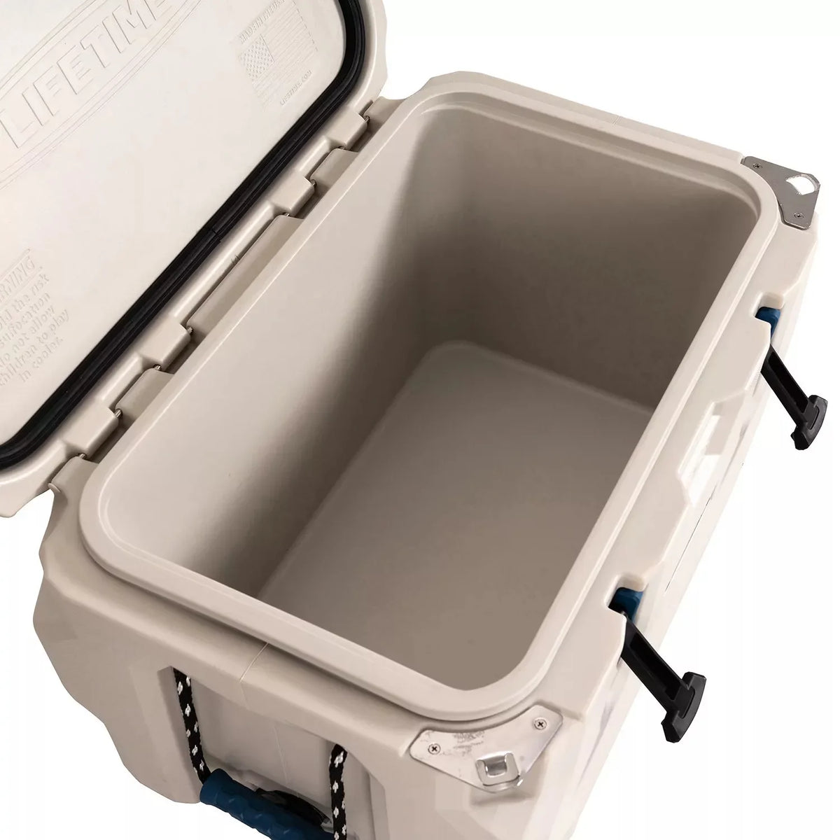 Lifetime 65 Quart High Functionality Polyethylene Cooler, Pumice Stone (290983)