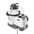 Intex10 inch Krystal Clear Sand Filter Pool Pump, 1500 Gph Motor 1200 GPH System Flow Rate with GFCI, 110-120 V