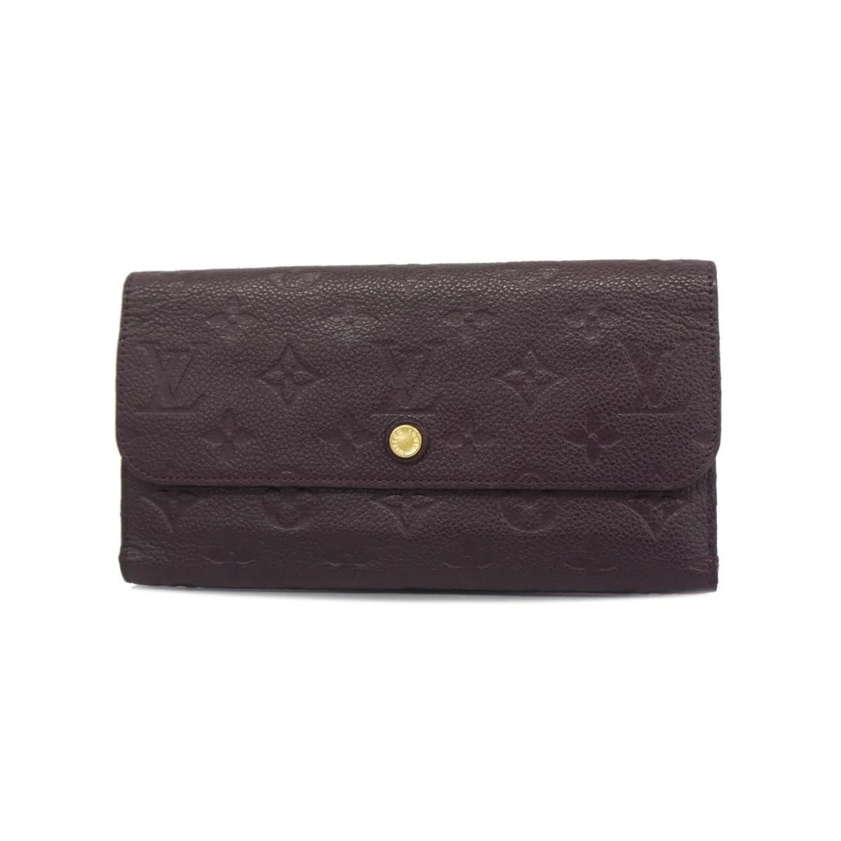 Pre-Owned Louis Vuitton Tri-fold Long Wallet Monogram Empreinte Portefeuille Virtuose M60294 Orb Ladies (Good)