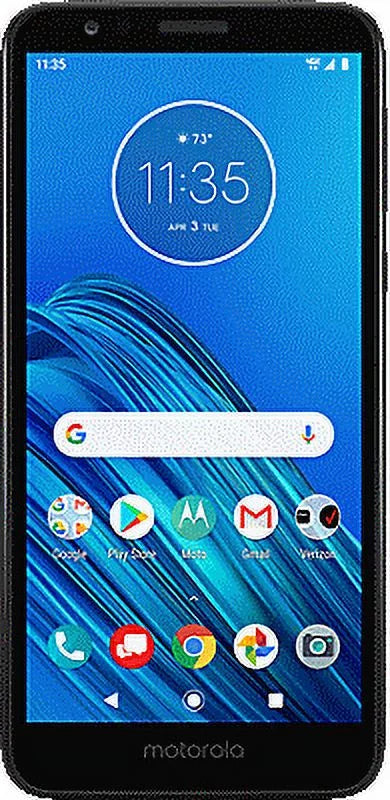 Verizon Wireless Motorola Moto E6 16GB Prepaid Smartphone, Black