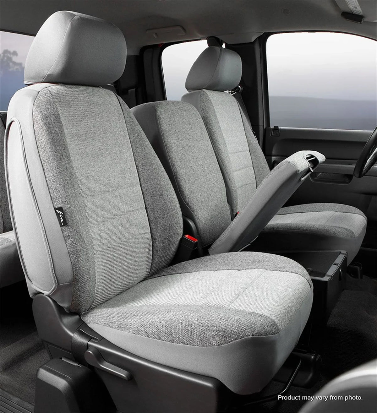 Fia Inc. OE39-15 GRAY FIAOE39-15 GRAY 06-09 RAM 1500/2500/3500 MEGA CAB FRNT 40/20/40 A/REST CTR CUSHION COMP H/REST S