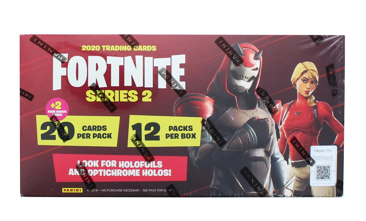 Panini America PAA-2-95372-20-C Fortnite Series 2 Trading Cards Fat Pack Box, 12 Packs