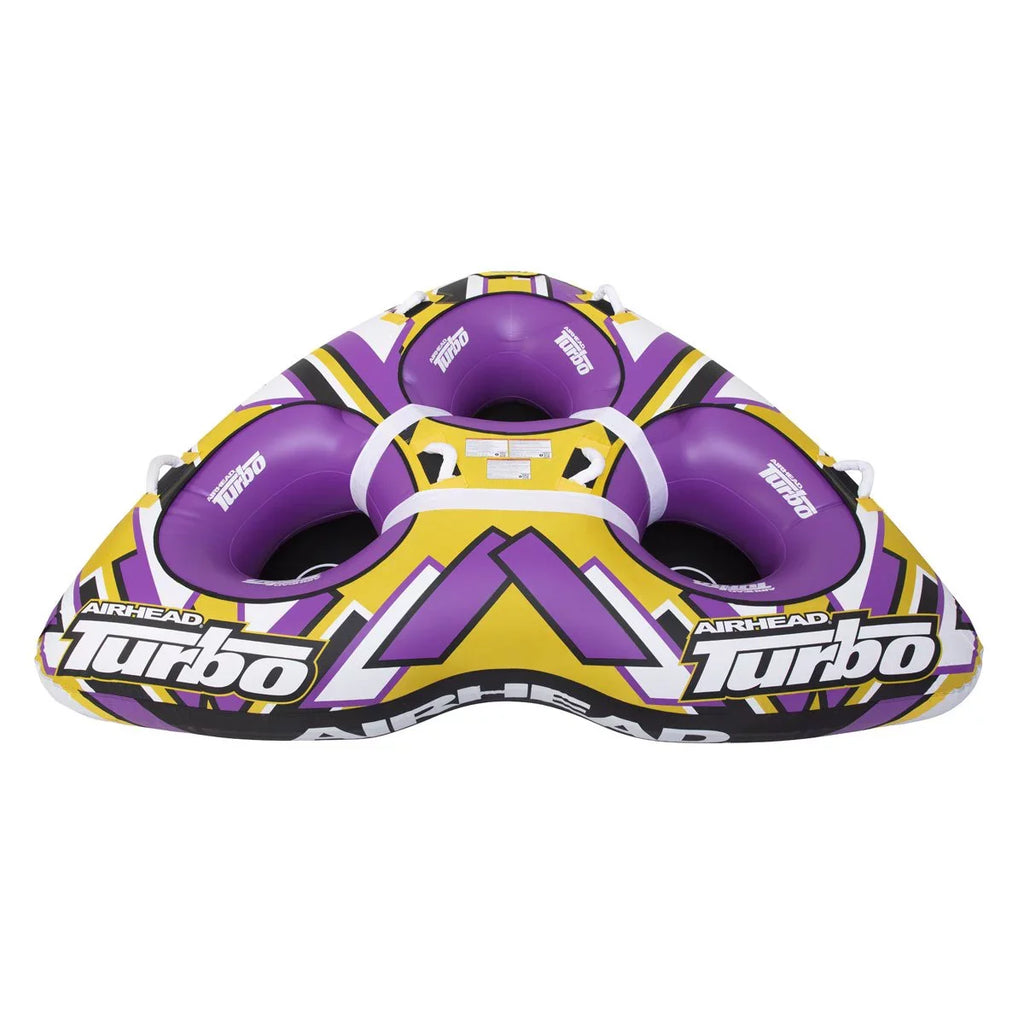 Airhead Turbo Blast 3 Person 81" x 107" Inflatable Boat Towable Fluid Inner Tube