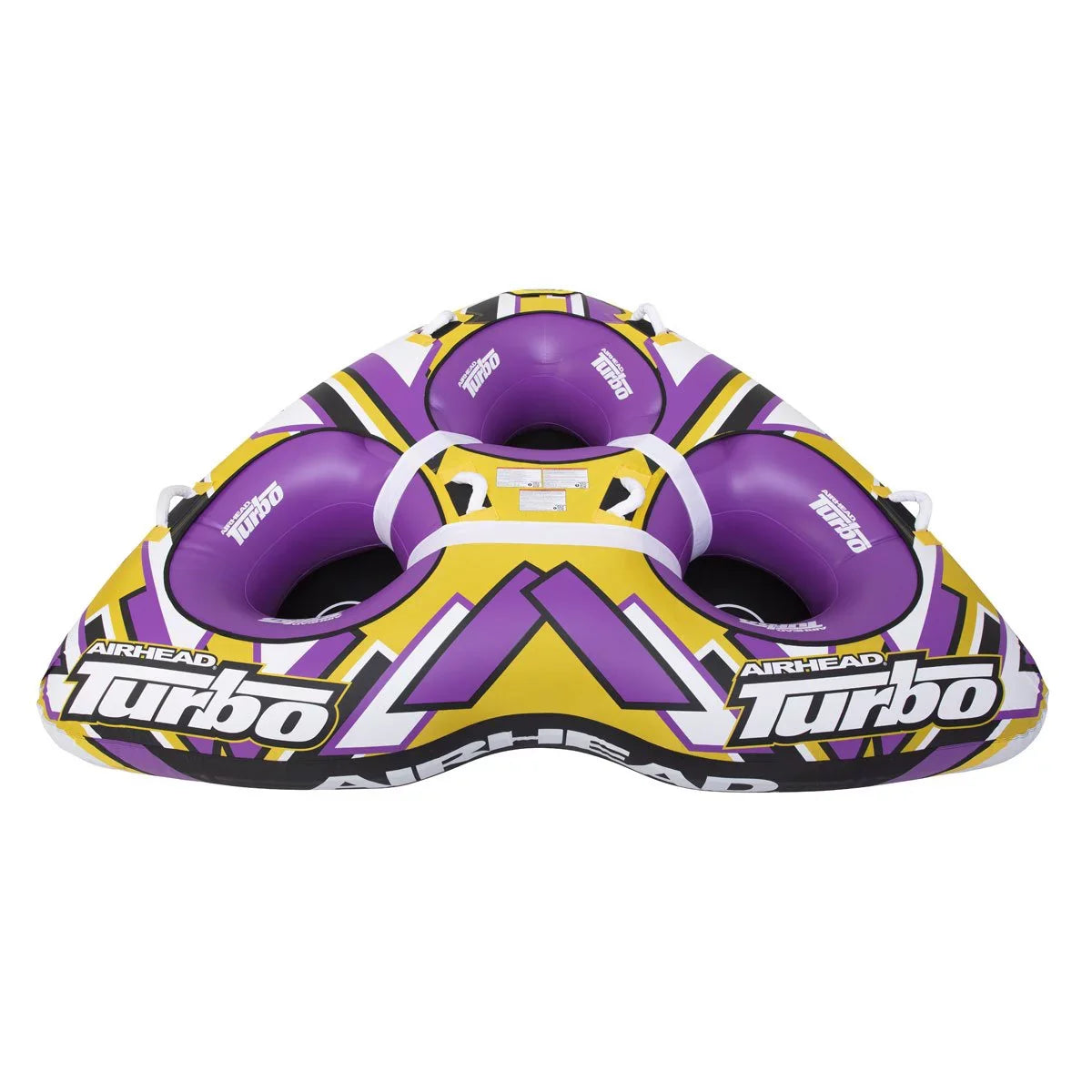 Airhead Turbo Blast 3 Person 81" x 107" Inflatable Boat Towable Fluid Inner Tube