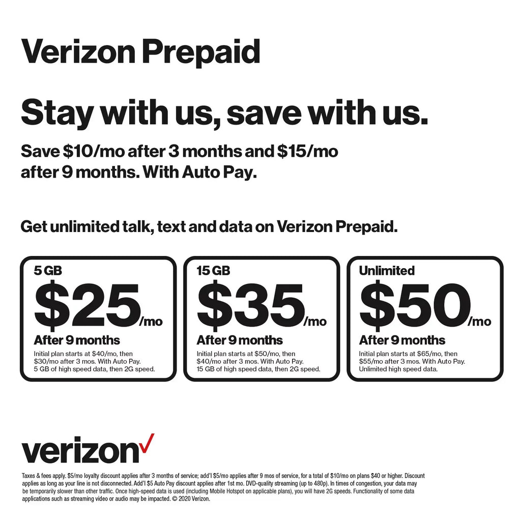 Verizon Wireless Motorola Moto E6 16GB Prepaid Smartphone, Black