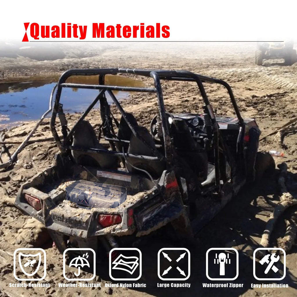 Goldfire Universal Travel Tool Storage Kit Storage Bag with Portable Tool Roll Organizer Wrench Tool Pouch for UTV ATV Car Truck