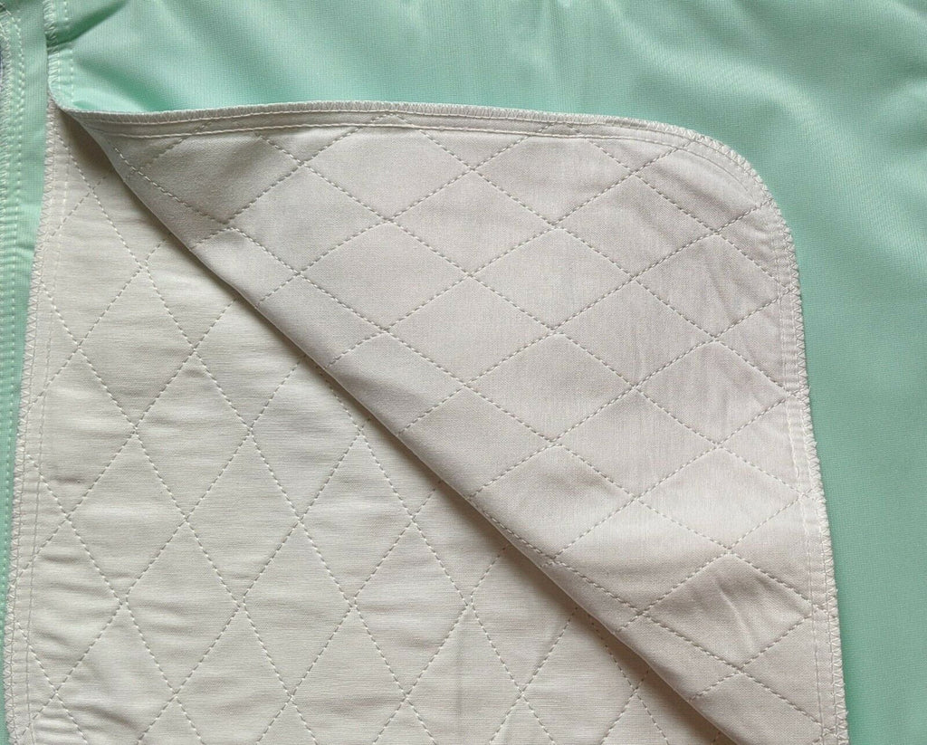 12 Pack Bed Pad Washable Incontinence Underpad - Absorbent Liquid Urinary Protection for Seniors Children 32 x 34 Green