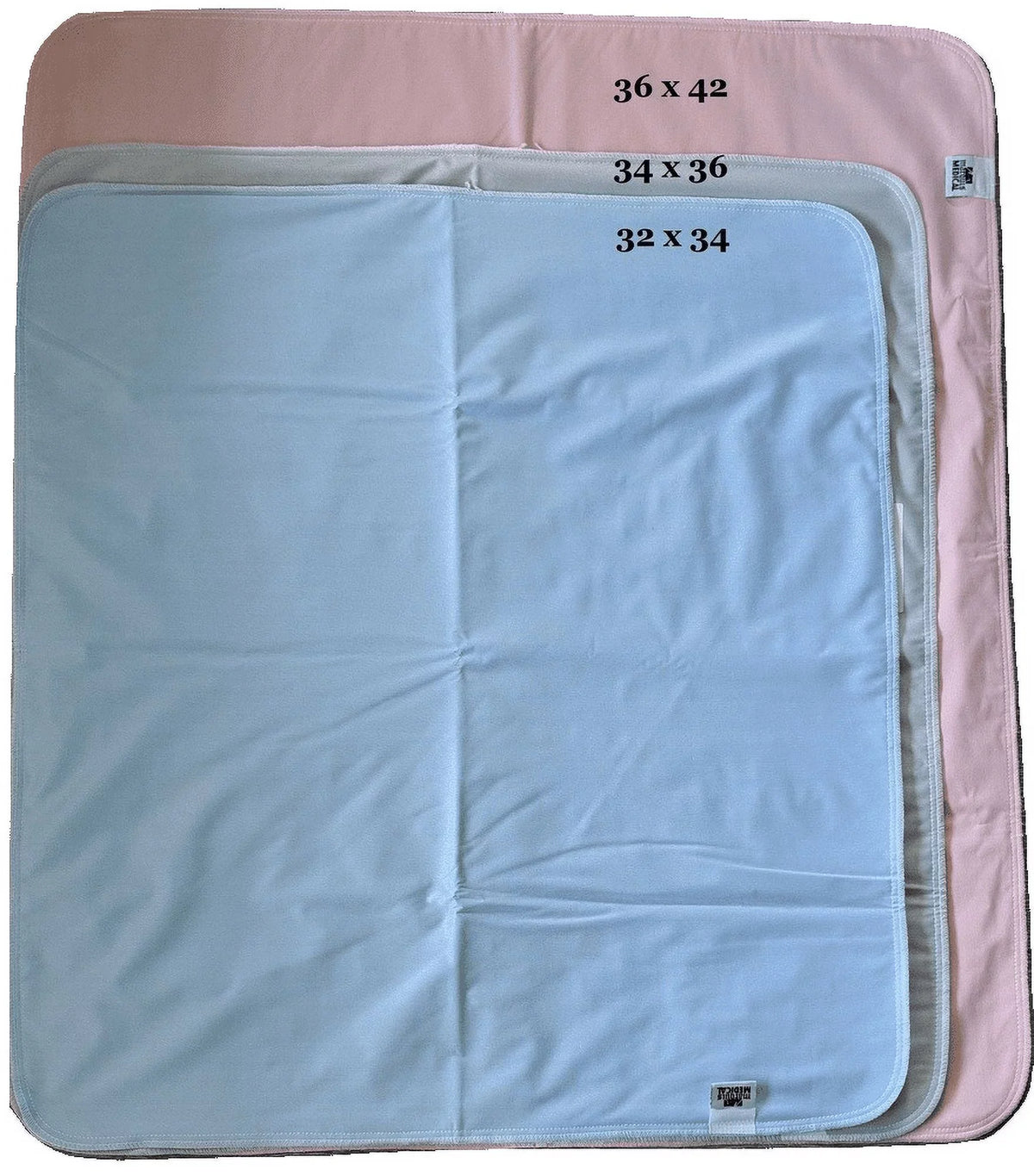 12 Pack Bed Pad Washable Incontinence Underpad - Absorbent Liquid Urinary Protection for Seniors Children 32 x 34 Green
