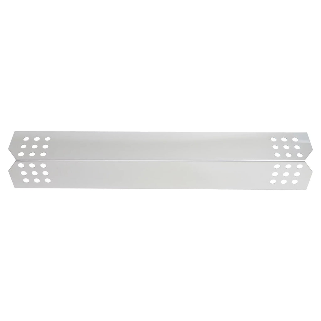 4-Pack BBQ Grill Heat Shield Plate Tent & Tube Burner Replacement Parts for Kitchenaid 720-0733 - Old - Compatible Barbeque Stainless Steel Flame Tamer, Flavorizer Bar 16 1/8" & Channel Burners