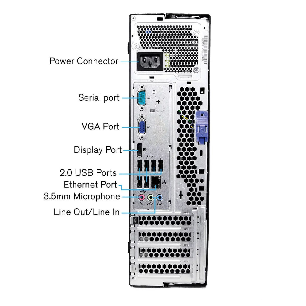 M91 ThinkCentre Desktop Computer Core I5 3.2GHz 8GB RAM 250GB HDD Windows 10 Home Includes Bluetooth,WIFI,Keyboard and Mouse