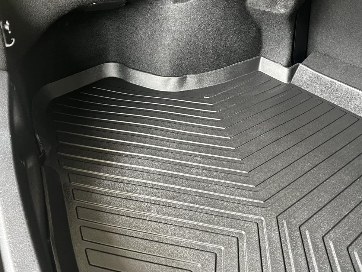 EACCESSORIES EA Cargo Liner – Trunk Mat for Toyota Camry 2018-2024 – Weather-Resistant Trunk Mats for Cars with Raised Lip – Non-Slip Car Trunk Mat Rubber – Easy to Install – Laser Pre-Cut Design
