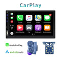 Virwir Car Multimedia Player Bluetooth 7 inch, HD Car Mp5 Player Touch Monitor Autoradio with Backup Camera Rear