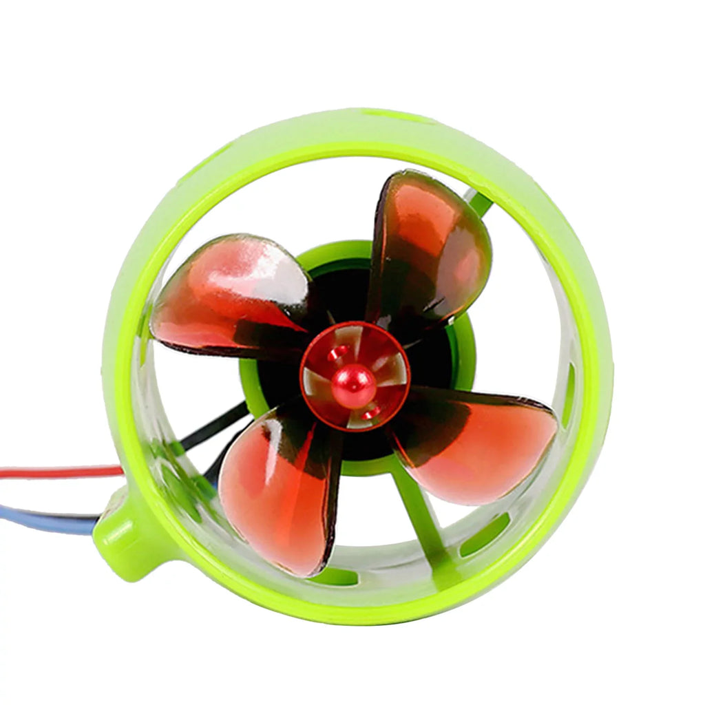 OWSOO 1000KV Fluid Brushless Motor Clockwise with with 4-Blade Propellers 12-24V Liquid Electric Motor Drive Engine for Bait Boat Nest Ship