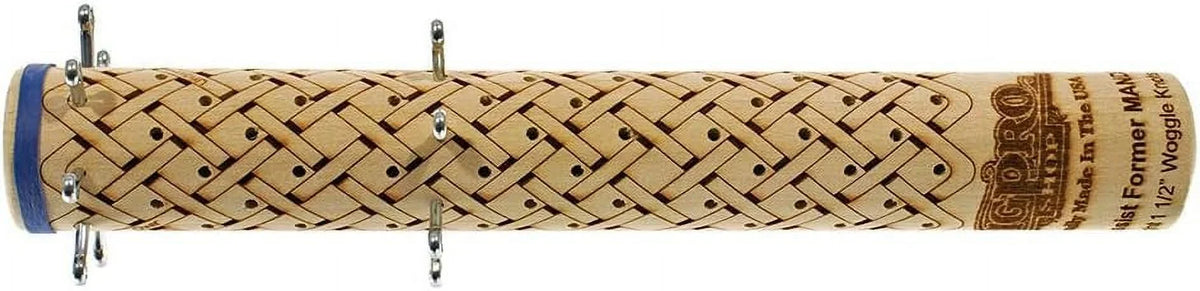 Easy Assist Mandrels – Knot Tying Tool – Includes Pins And Rubber Bands (1 1/2 Inch, 7 Bight)