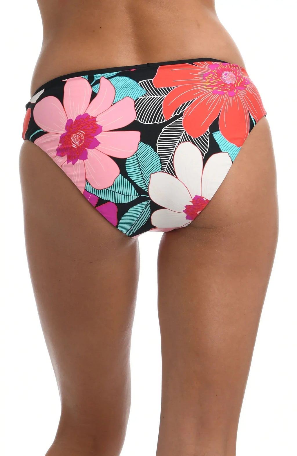 La Blanca Women's Reversible Hipster Bikini Bottoms Swimsuit Pink Size 8