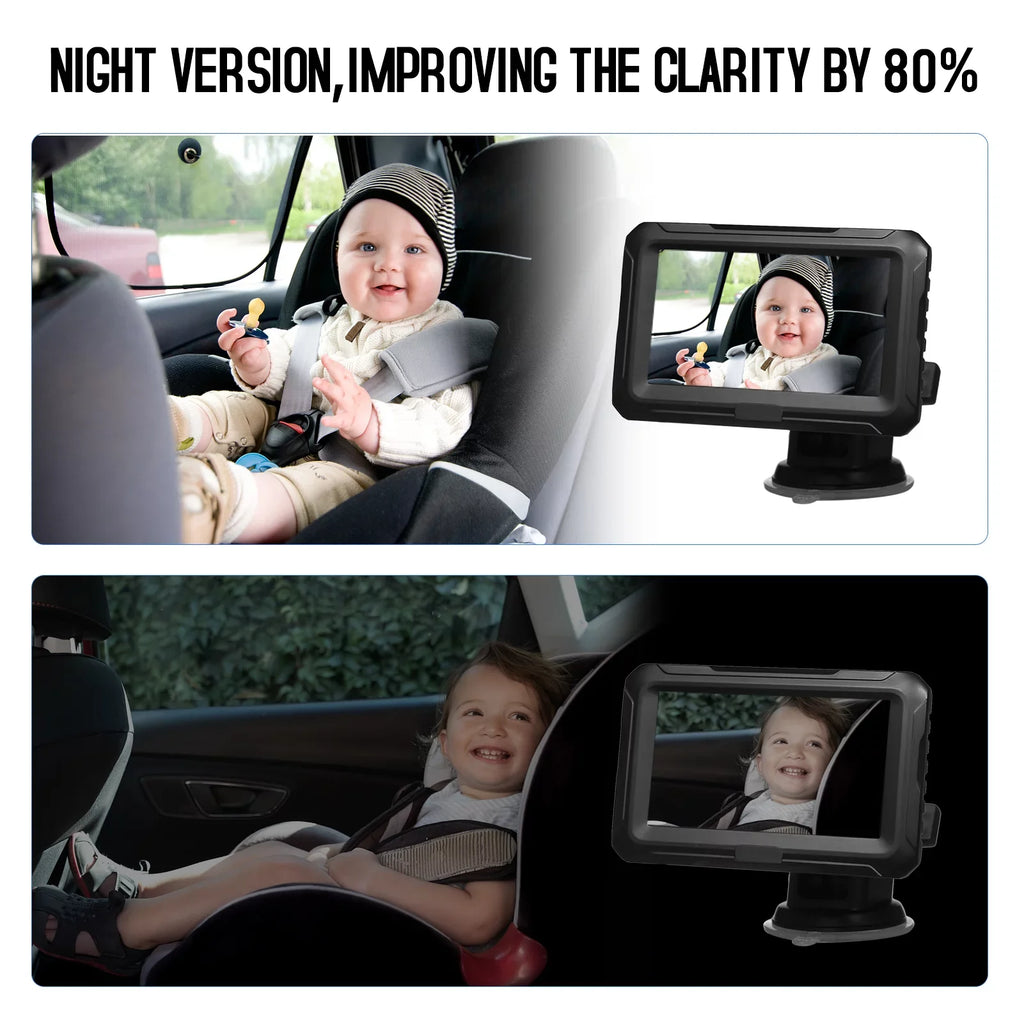 Nebublu Invigilator,IPS Monitor Vision Mirror 4.3'' IPS Baby Monitor Camera Function Adjustable Wide Monitor Vision Function 4.3'' IPS Display Adjustable Wide View Monitor Camera Baby Wide View Kids