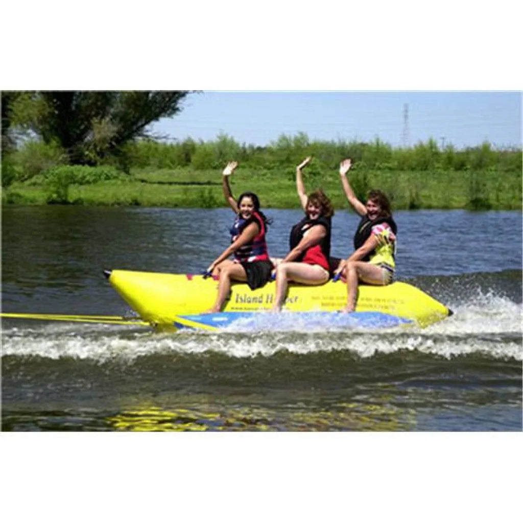 Aqua Sports 420-3 3 Passenger 13 feet in-line Seats Island Hopper Recreational Banana Fluid Sled