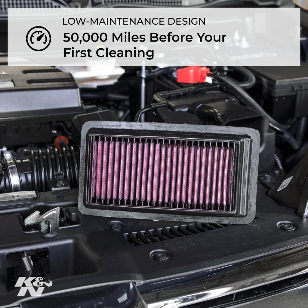 K&N Engine Air Filter: High Capability Premium, Washable, Replacement Filter: 2005-2010 Toyota/Lexus (Highlander Hybrid, RX400h) 3.3L V6,, 33-2344