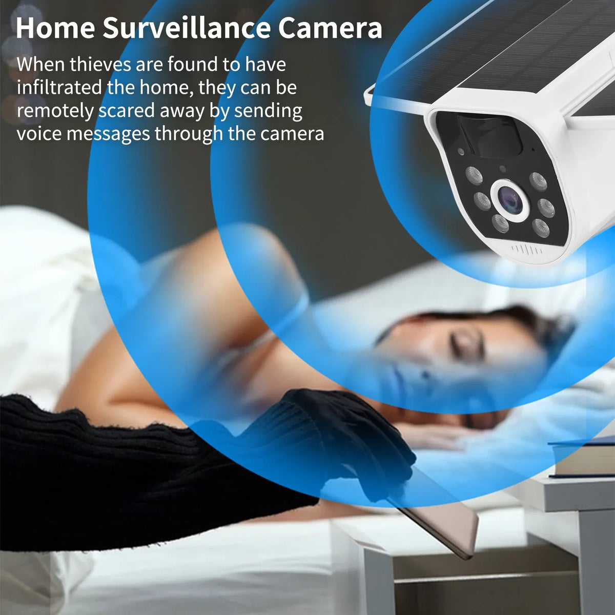 Pristin 4G WiFi Camera, 1080P Folding Solar Camera with PIR Motion Detection, Long Standby IP66 Liquid