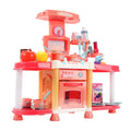 Education Children'S House Sound And Light Electric Kitchen Puzzle Toy Meal Kitchen Play Pool Toys For Toddlers 1-3 Abs As Show