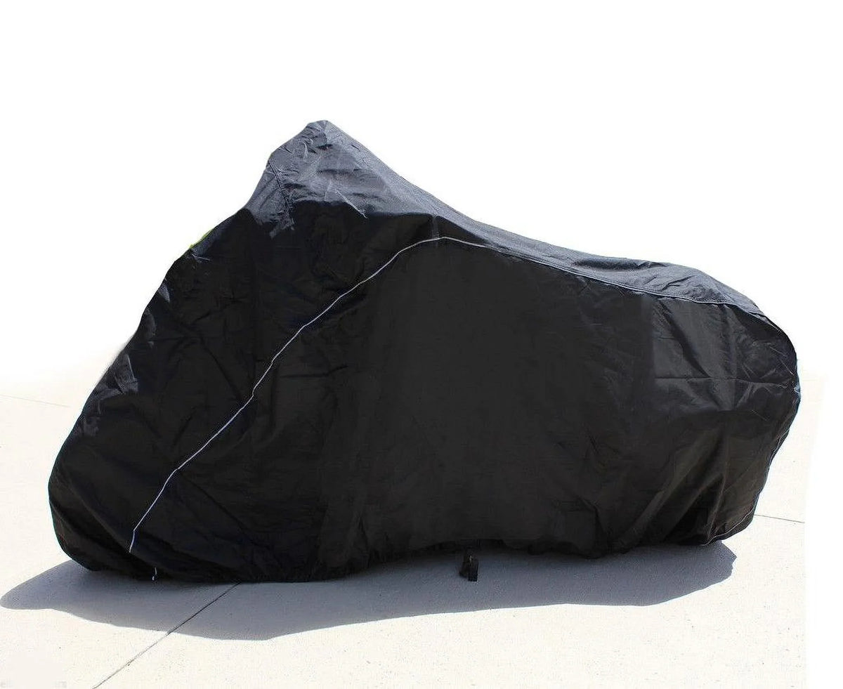 SUPER HEAVY-DUTY BIKE MOTORCYCLE COVER Compatible for Suzuki GSX R1000. STRONG UV PROTECTIVE CHOPPER BIKE TARP. Breathable and Portable Vehicle Protection