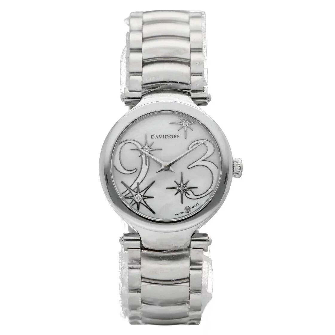 Davidoff 21156 Lady Mother of Pearl Stainless Steel 30mm Quartz Women's Watch