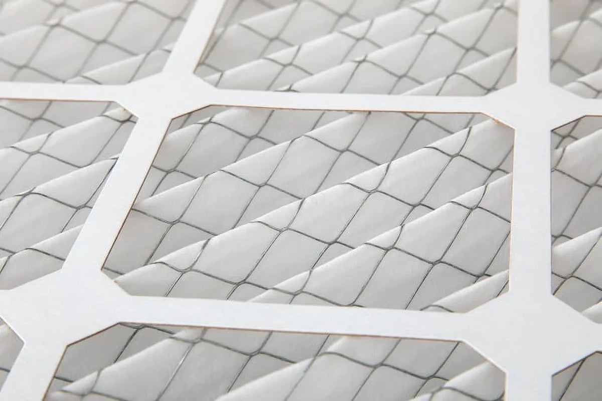 6 Pack of 15x20x1 MERV 13 Pleated Air Filters by Glasfloss. Actual Size: 14-1/2 x 19-1/2 x 7/8