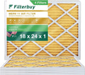 Filterbuy 18x24x1 MERV 11 Pleated HVAC AC Furnace Air Filters (4-Pack)