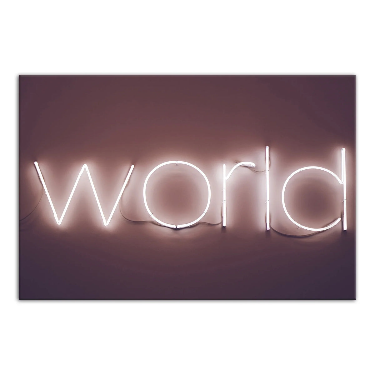 Creative Products Neon World 18x12 Canvas Wall Art
