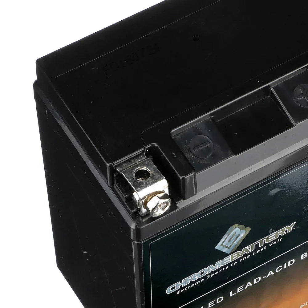 Chrome Battery Ytx14Ahl-Bs Atv Battery For Arctic Cat All Models 300Cc All Years