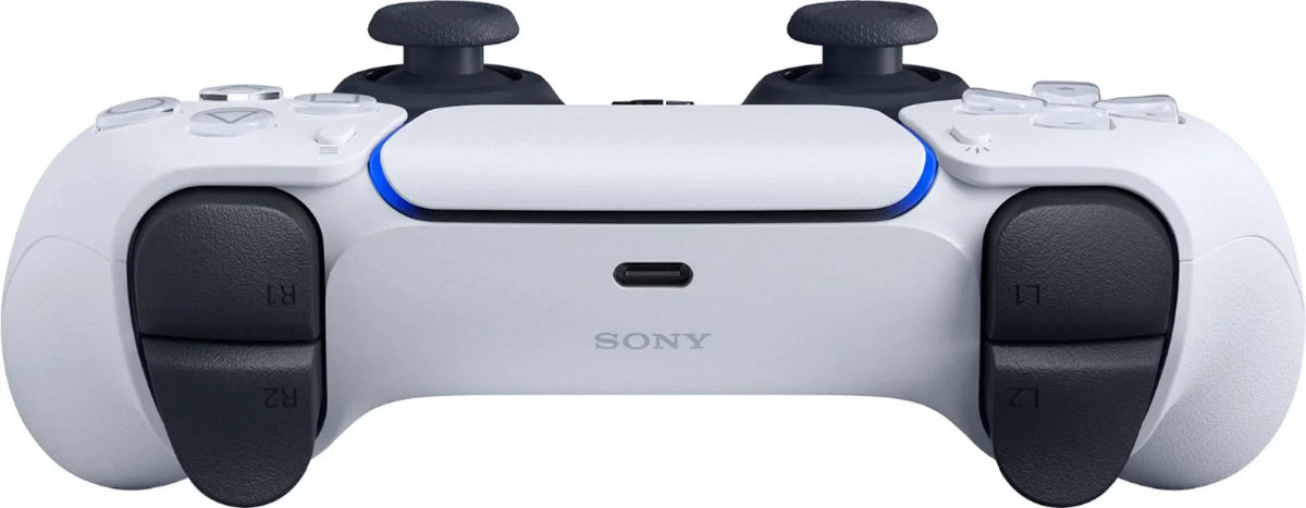 Playstation 5 Disc Version Console with Extra White Controller, White PULSE 3D Headset and Surge PowerPack Battery Pack & Charge Cable Bundle