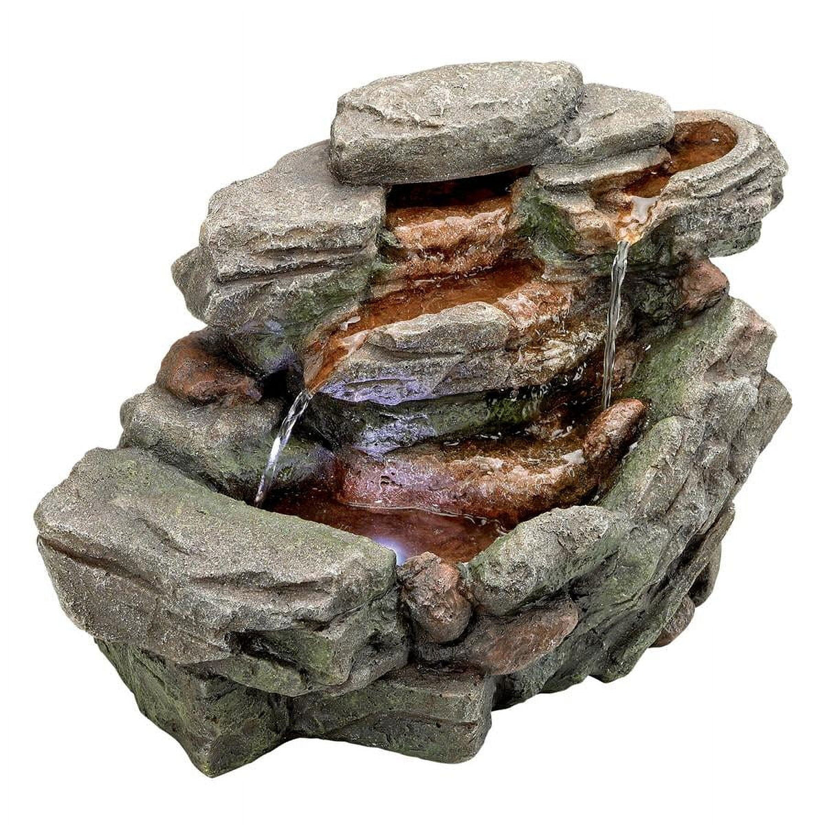 Design Toscano Liquid Creek Cascading Tabletop Fountain