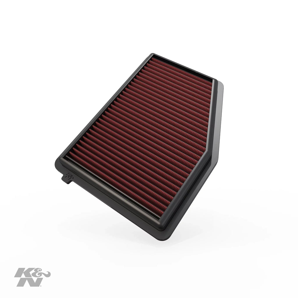 K&N Engine Air Filter: High Efficiency Premium, Washable, Replacement Filter: 2012-2018 Honda/Acura L4 1.8/2.0 L (Civic, ILX), 33-2468