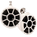 Restored Wet Sounds REV 10 Swivel Clamp Tower Speakers, WHITE (Pair) (Refurbished)