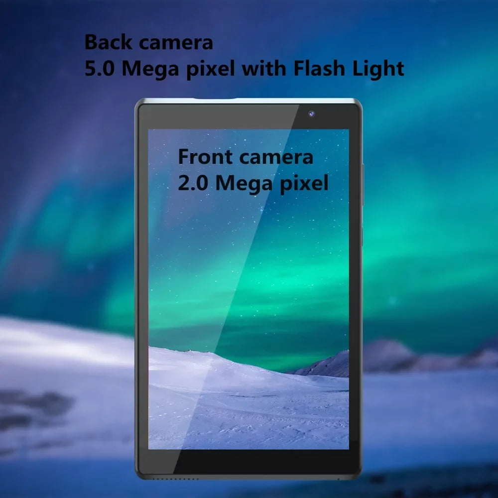 Tablet, 8 inch Android 11 Tablets RAM2GB+ROM32GB Quad Core Tablet, IPS Display 8.0 MP Camera, Wi-Fi, Bluetooth, GPS, FM Tablet PC Black