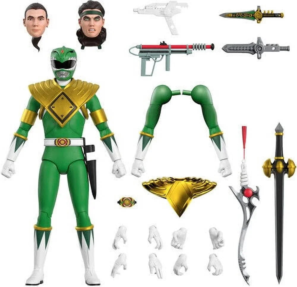 Super7 - Mighty Morphin Power Rangers ULTIMATES! Wave 1 - Green Ranger [New Toy]